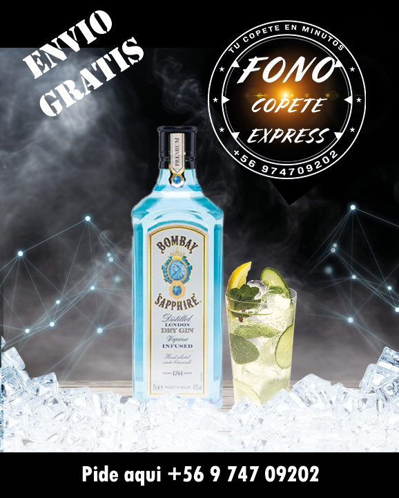 GIN BOMBAY SAPHIRE 750 cc CON ENVIO GRATIS