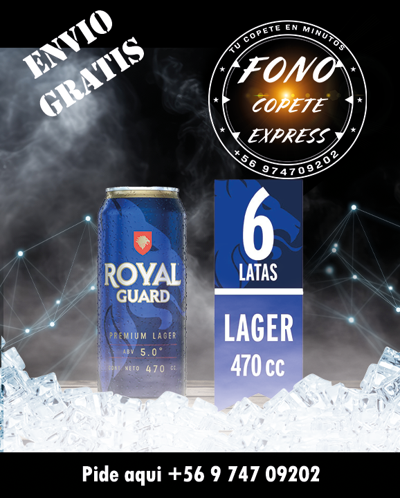 SIX PACK DE ROYAL GUARD DE MEDIO 470CC