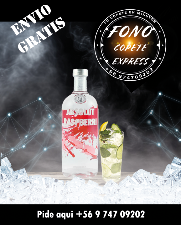 VODKA ABSOLUT RASPBERRI 750CC CON ENVIO GRATIS