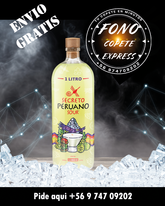 PISCO SOUR LIMON SECRETO PERUANO DE 1 LITRO